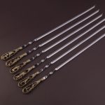 Набор шампуров Охотничьи трофеи (ручка литье латунь) 6 шт