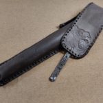 Чехол для шампуров с тиснением медведь (Коричневый)