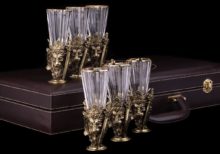 Лафитники Лев в кейсе с накладкой