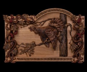 Панно картина Глухари