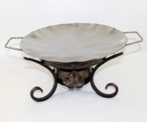 Садж нержавейка с подставкой "Шелковый путь" декор (29 см)