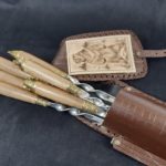 Шампура "ПИКНИК" в коричневом колчане