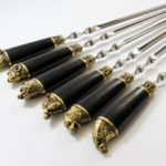 Шампура с деревянной ручкой "ОХОТНИК - ГРАБ"