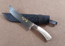 Нож пчак ручка из рога (лезвие 15см)