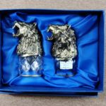 Стопки (перевертыши) подарочные "НА ДВОИХ» синие