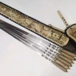 Шампура "ПИКНИК" в бежевом колчане